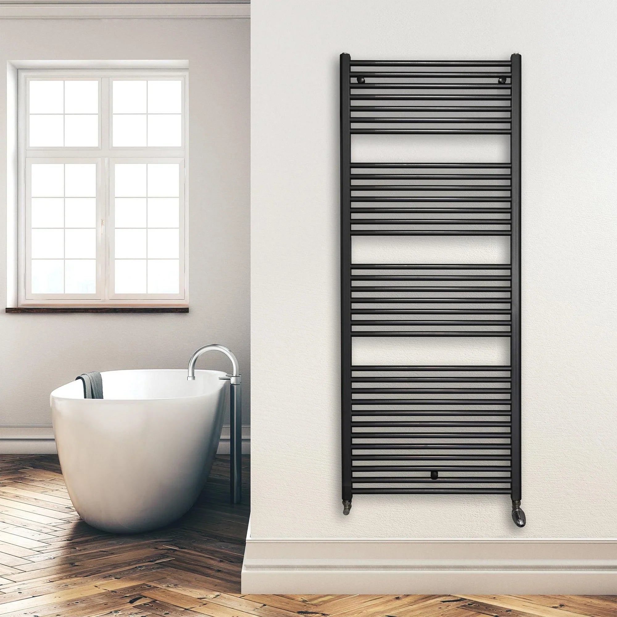 Radiateur sèche-serviettes avec raccord standard sèche-serviettes de salle de bain