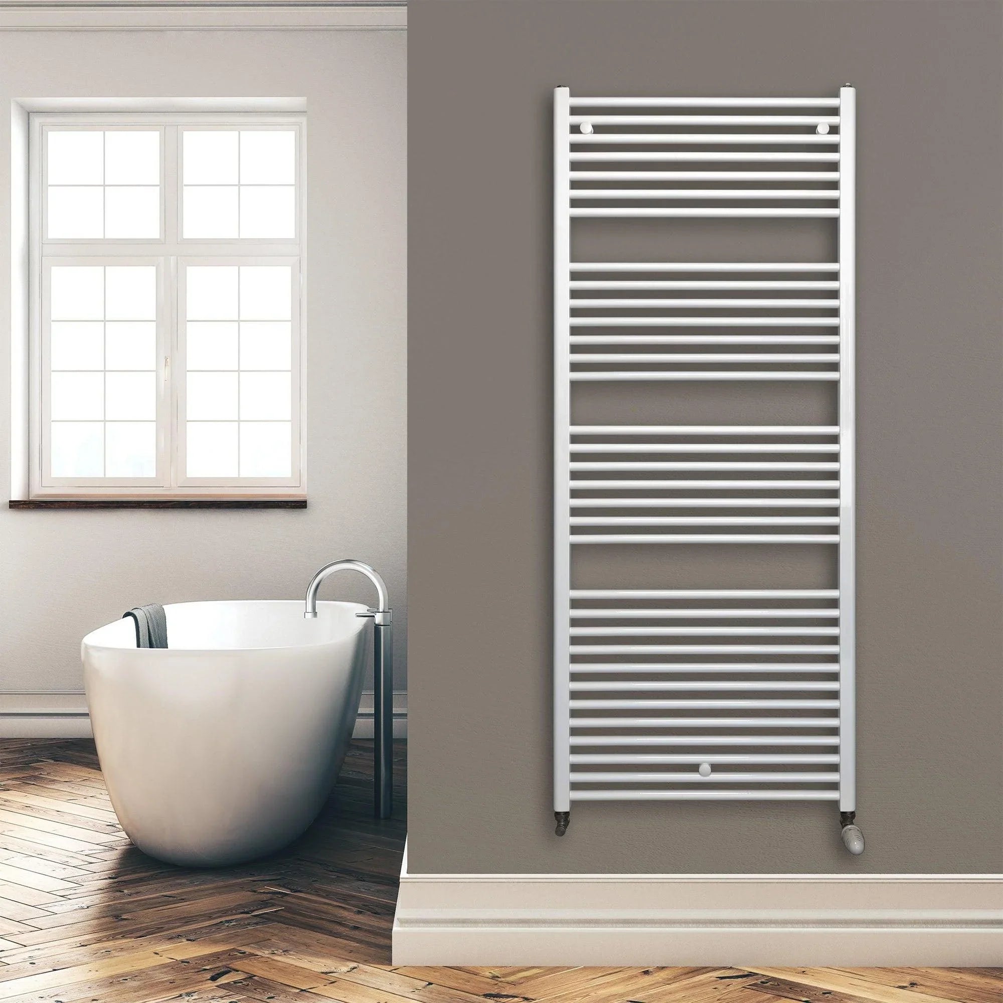 Radiateur sèche-serviettes avec raccord standard sèche-serviettes de salle de bain