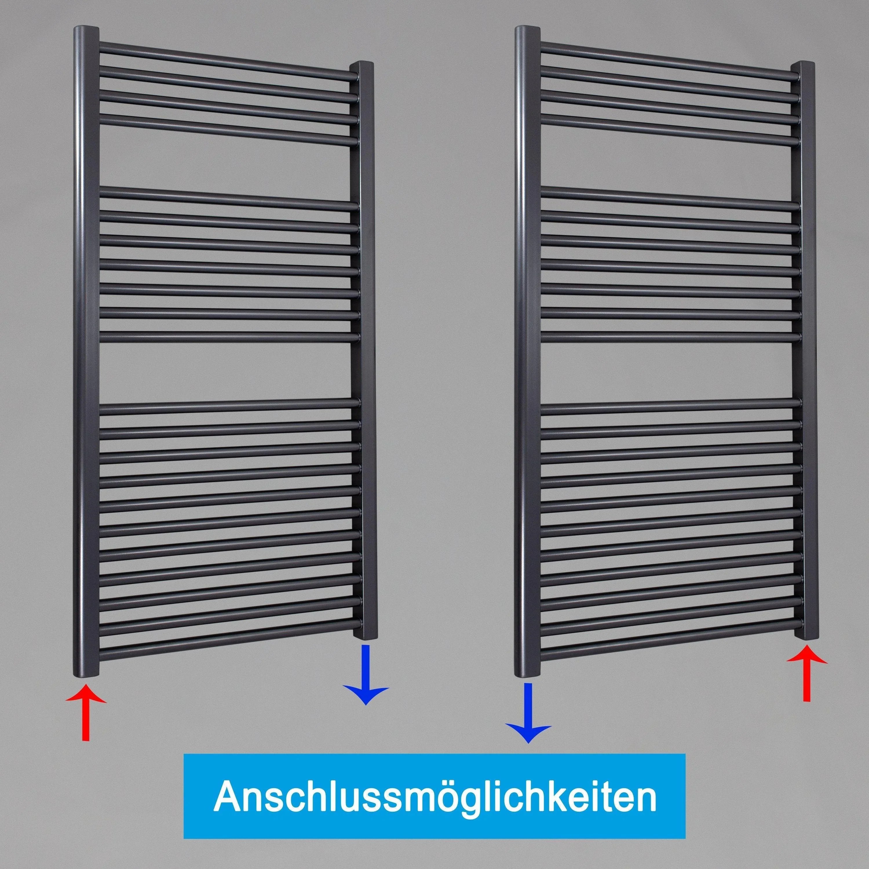 Radiateur sèche-serviettes avec raccord standard sèche-serviettes de salle de bain