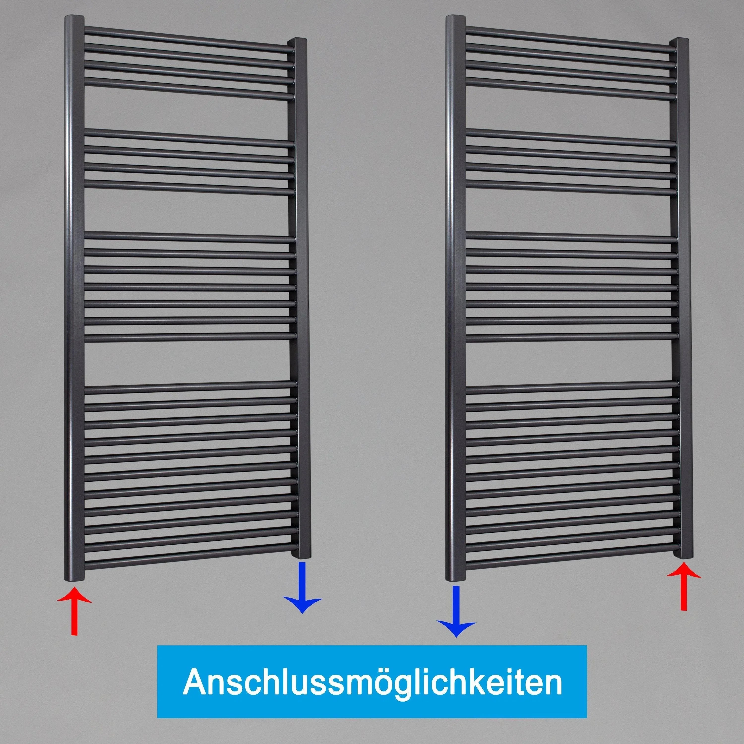 Radiateur sèche-serviettes avec raccord standard sèche-serviettes de salle de bain
