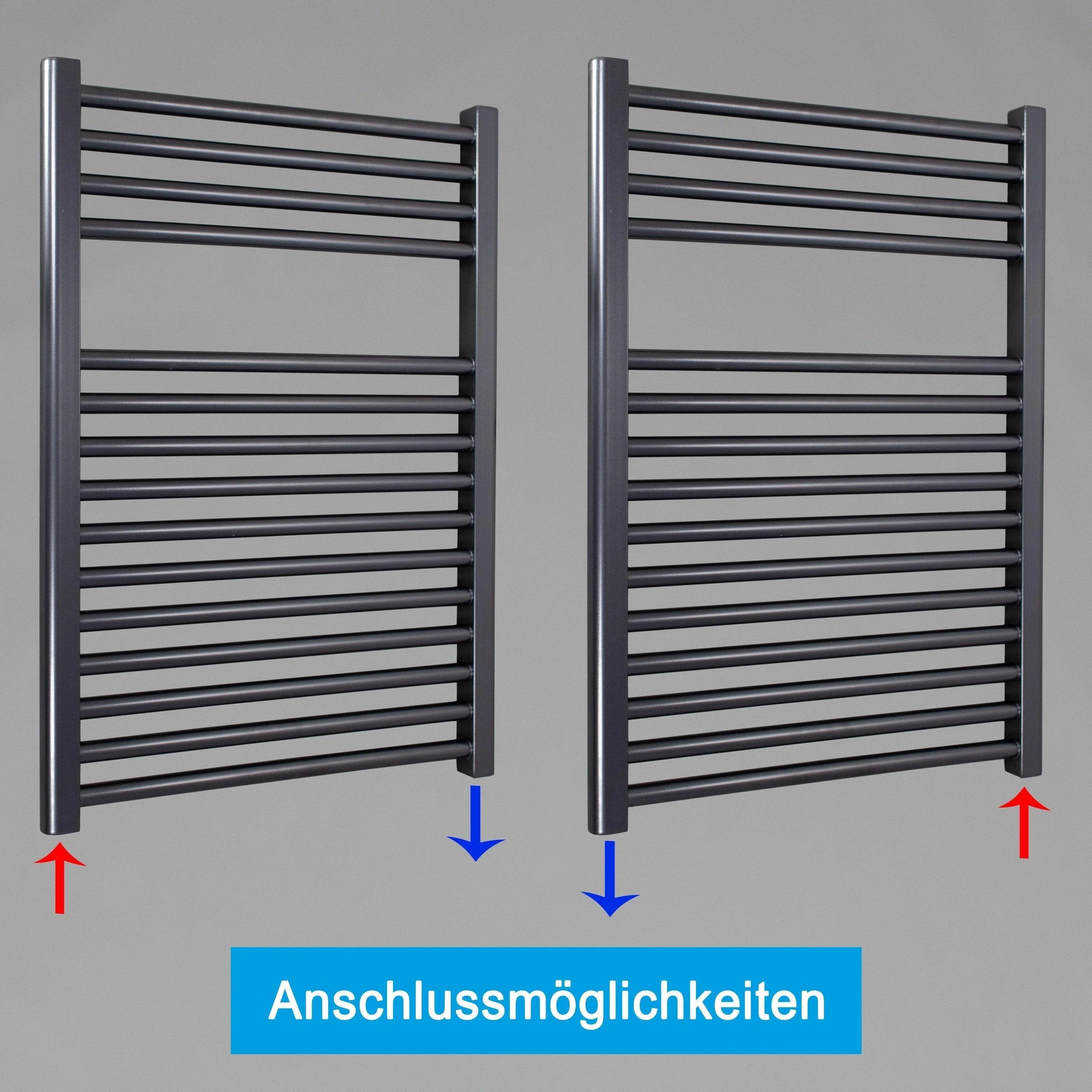 Radiateur sèche-serviettes avec raccord standard sèche-serviettes de salle de bain