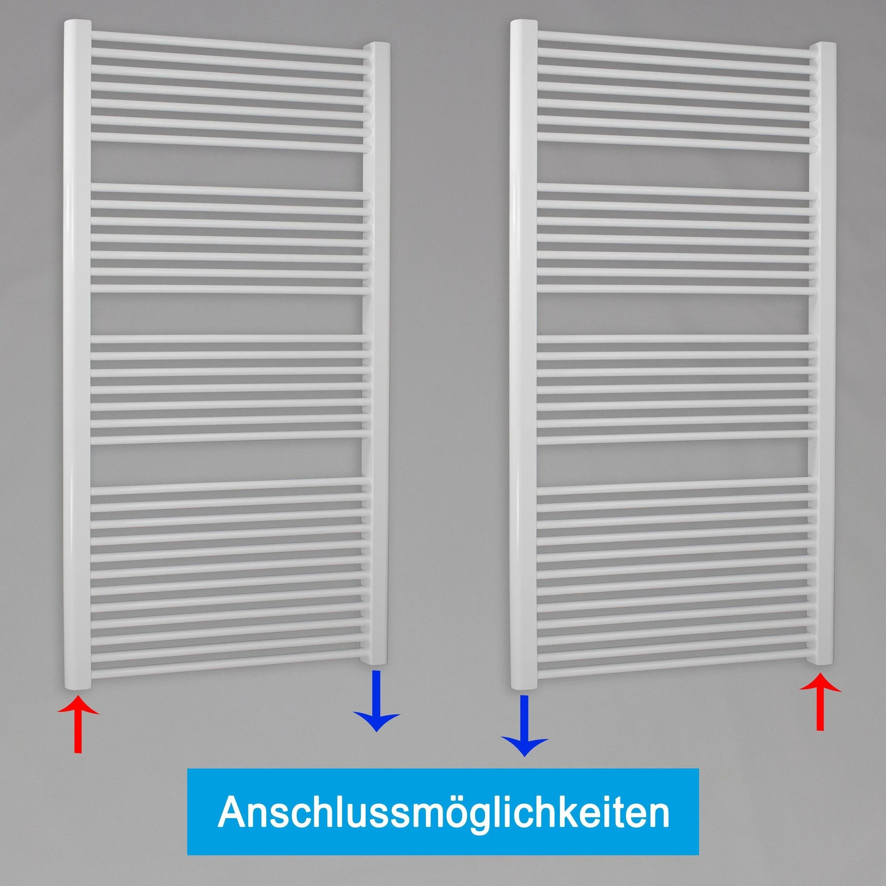 Radiateur sèche-serviettes avec raccord standard sèche-serviettes de salle de bain