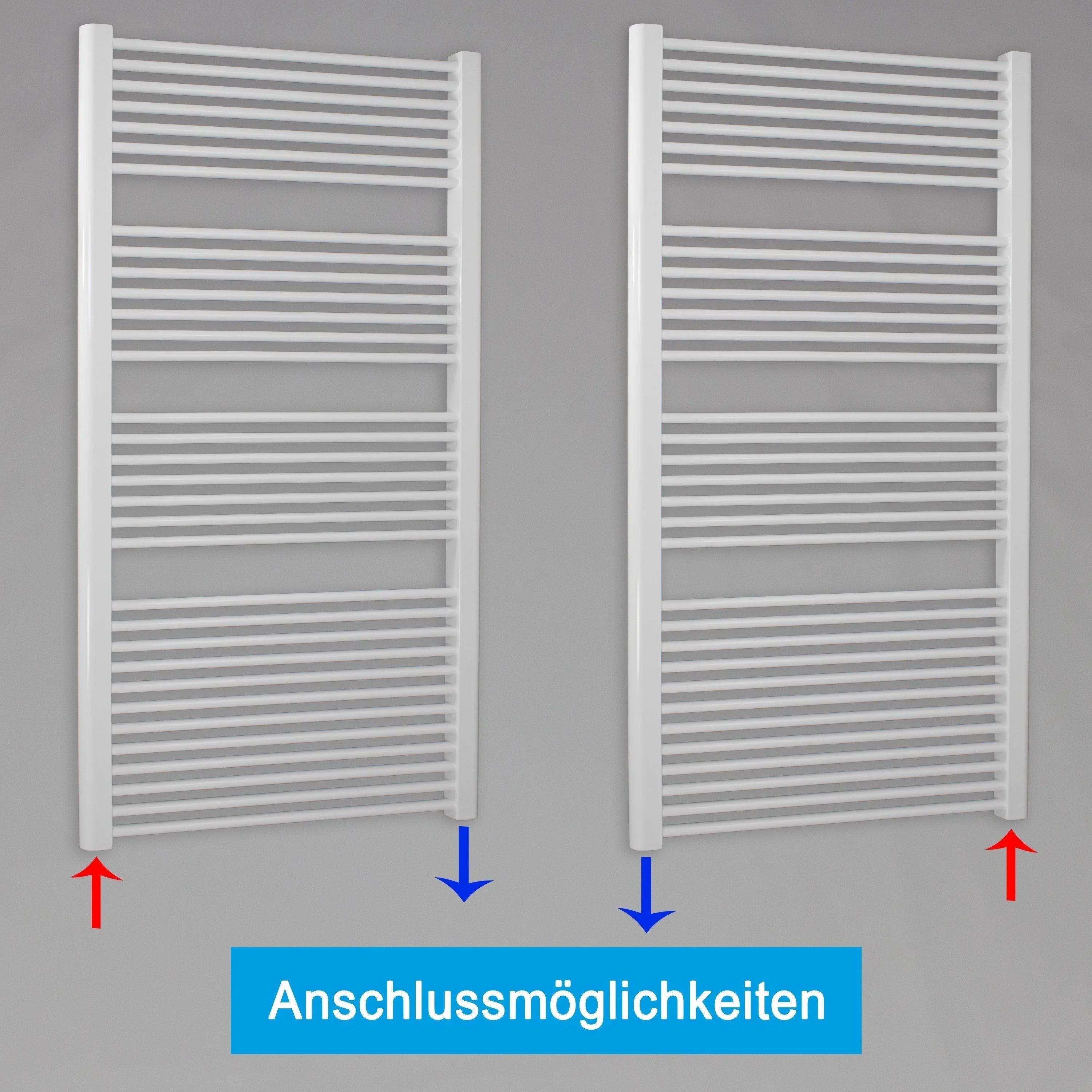Radiateur sèche-serviettes avec raccord standard sèche-serviettes de salle de bain