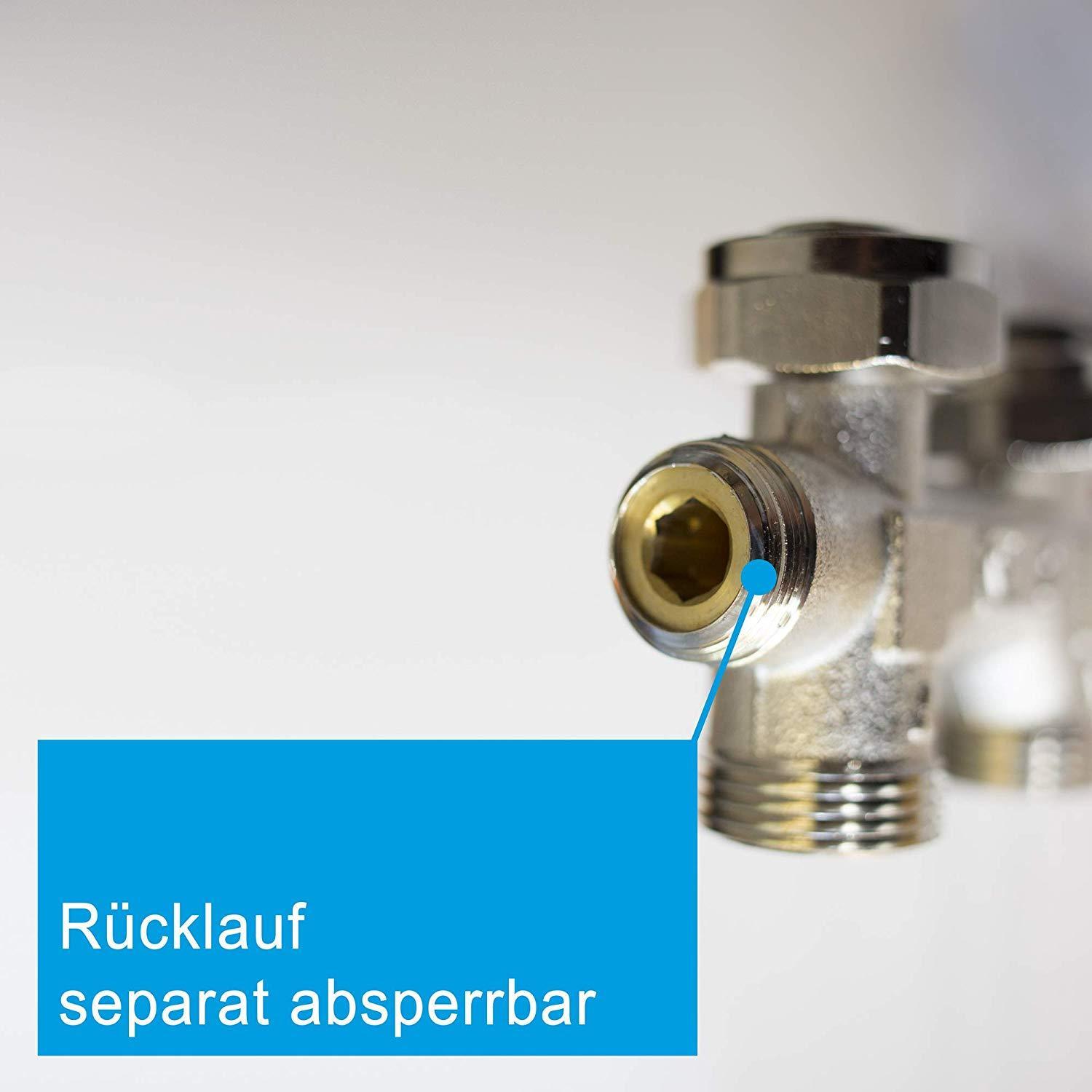 Anschlussset für Heizkörper Multiblock