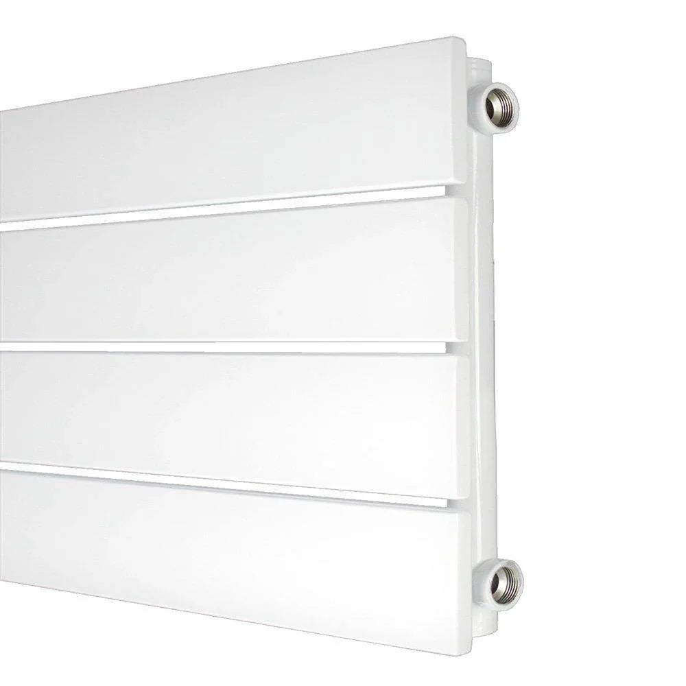 Flachheizkörper horizontal mit seitlichem Anschluss Heizkörper Badheizkörper flach Seitenanschluss 298 - heizkoerper.shop