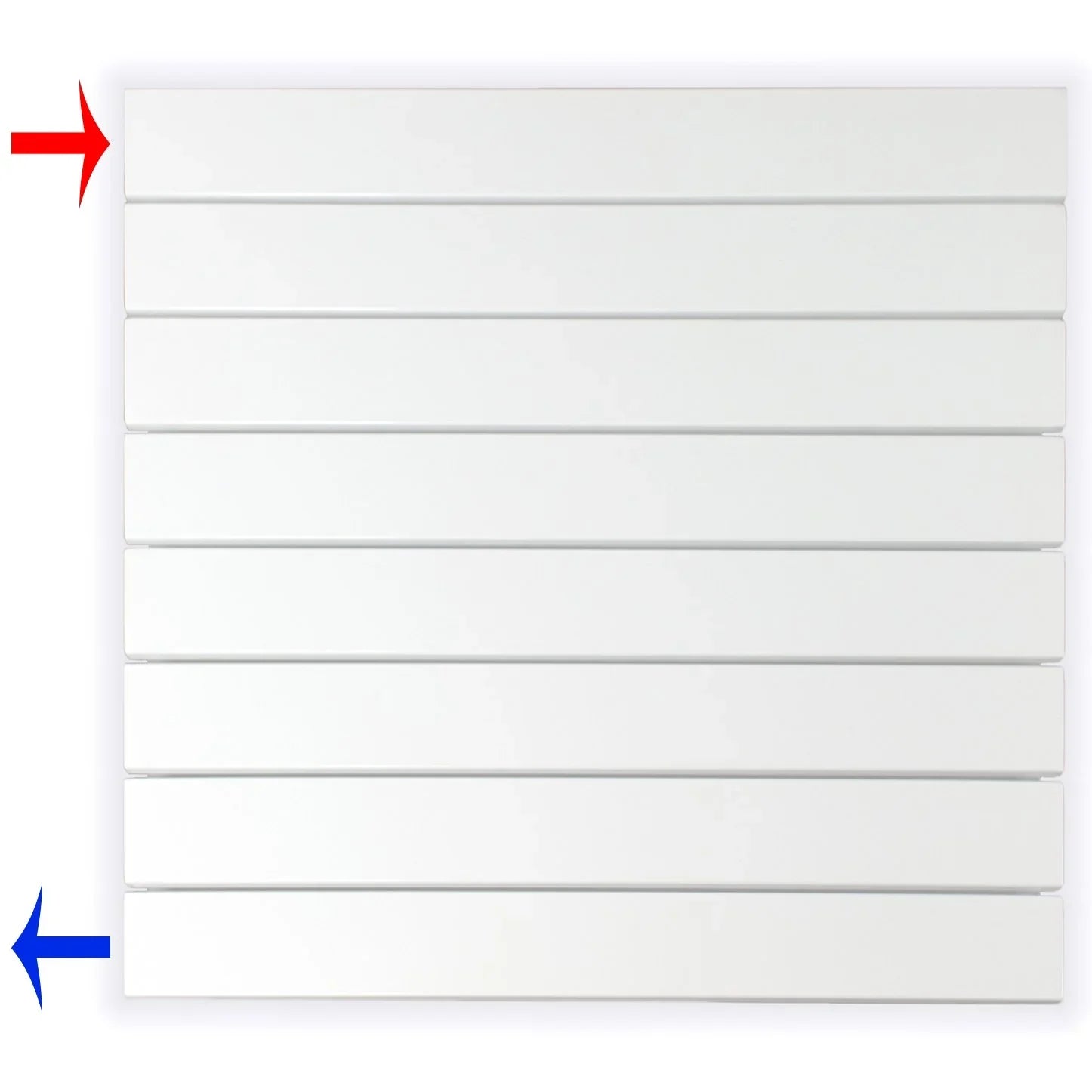 Design Paneelheizkörper 602 x 600 horizontal mit seitlichem Anschluss Heizkörper Badheizkörper flach - heizkoerper.shop