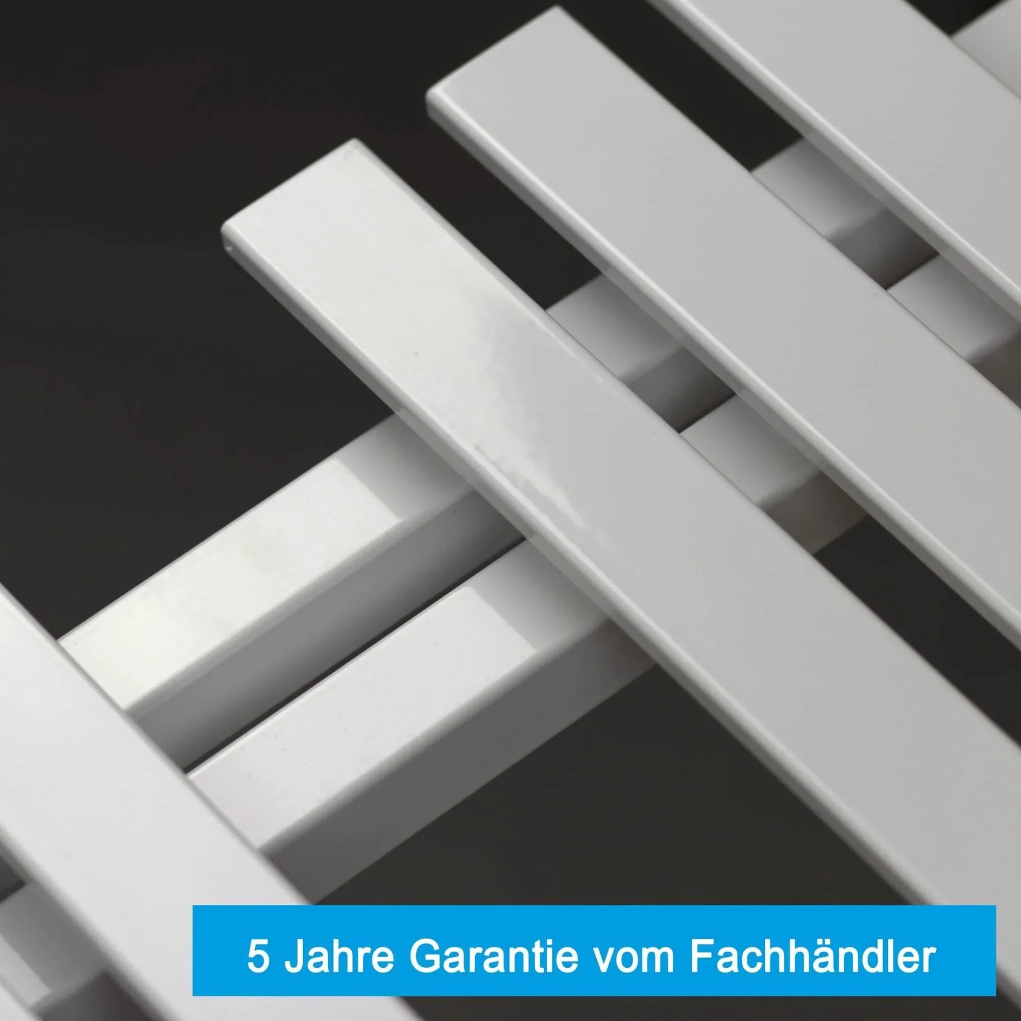 Handtuchheizkörper weiß Paneel Heizkörper mit Anschluss links rechts Seitenanschluss 5 Jahre Garantie - heizkoerper.shop