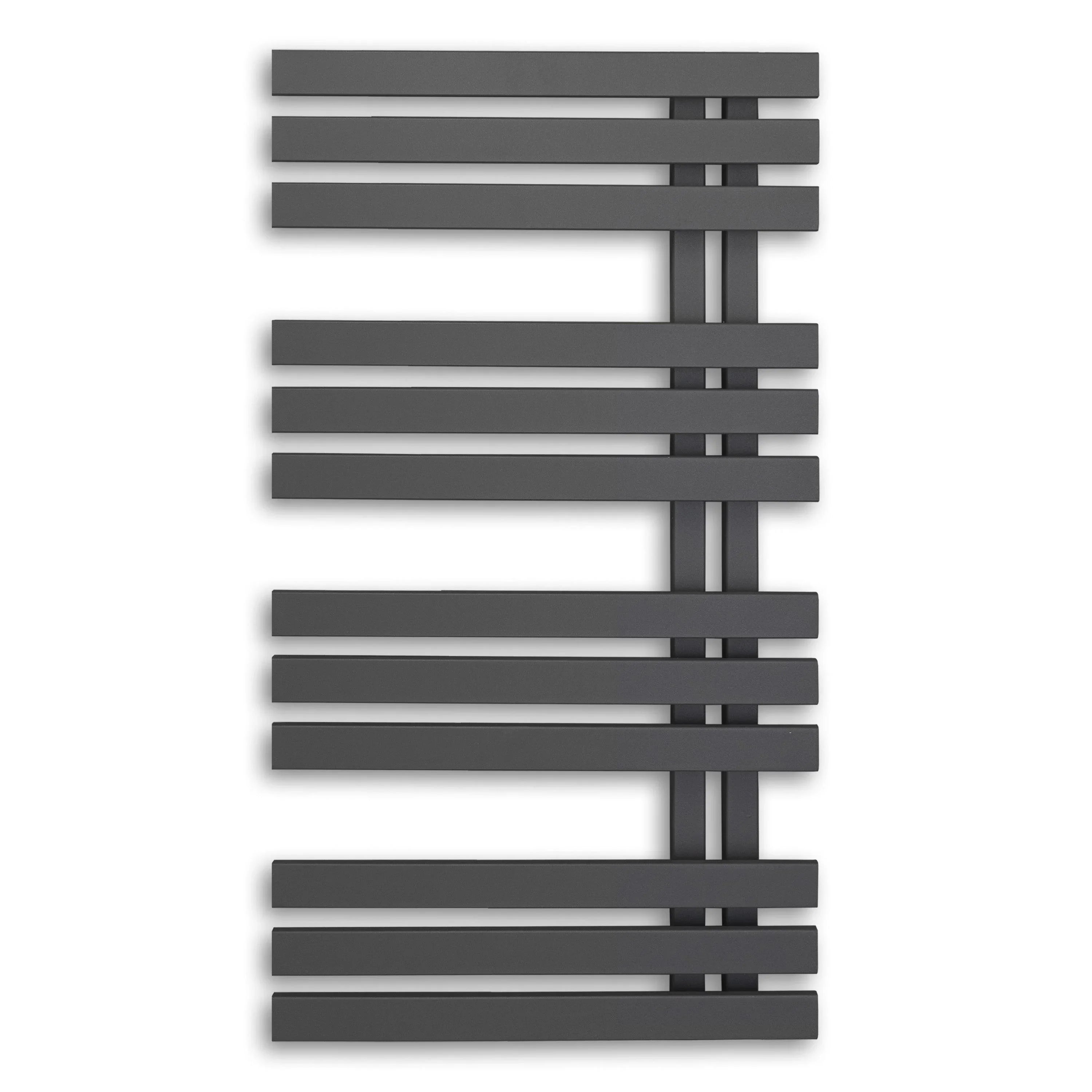 Design Badheizkörper 1000 x 500 mm Paneel Heizkörper Handtuch Mittel Anschluss links rechts anthrazit seitlich offen - heizkoerper.shop
