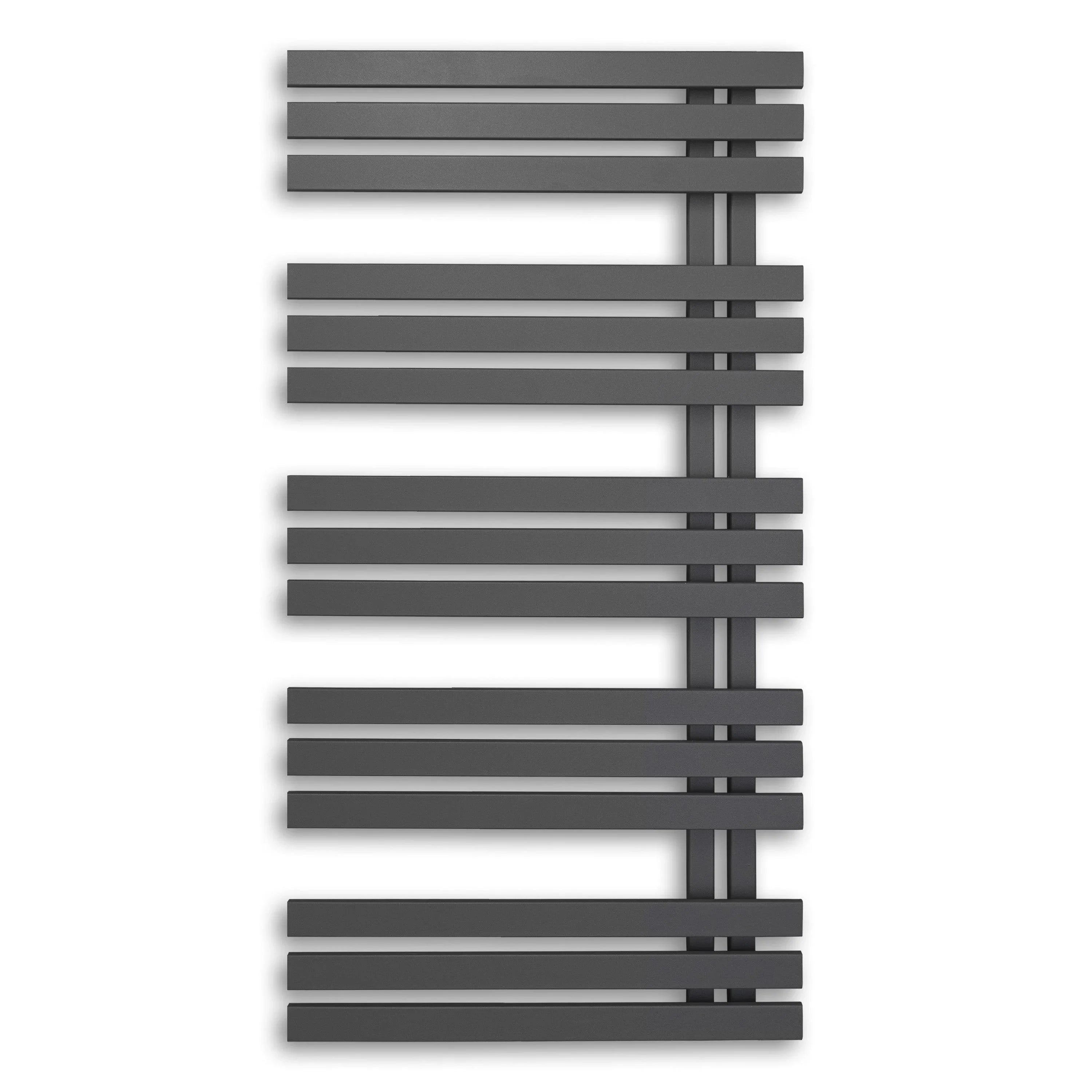 Design Badheizkörper 1200 x 600 mm Paneel Heizkörper Handtuch Mittel Anschluss links rechts anthrazit seitlich offen - heizkoerper.shop
