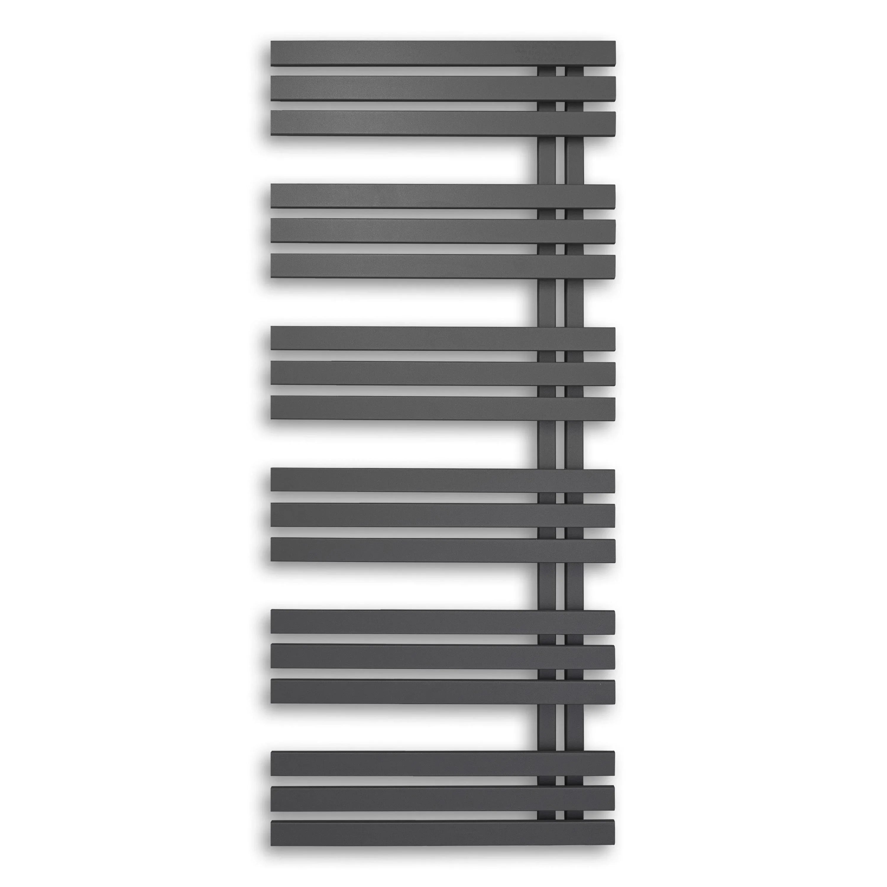 Design Badheizkörper 1400 x 600 mm Paneel Heizkörper Handtuch Mittel Anschluss links rechts anthrazit seitlich offen - heizkoerper.shop