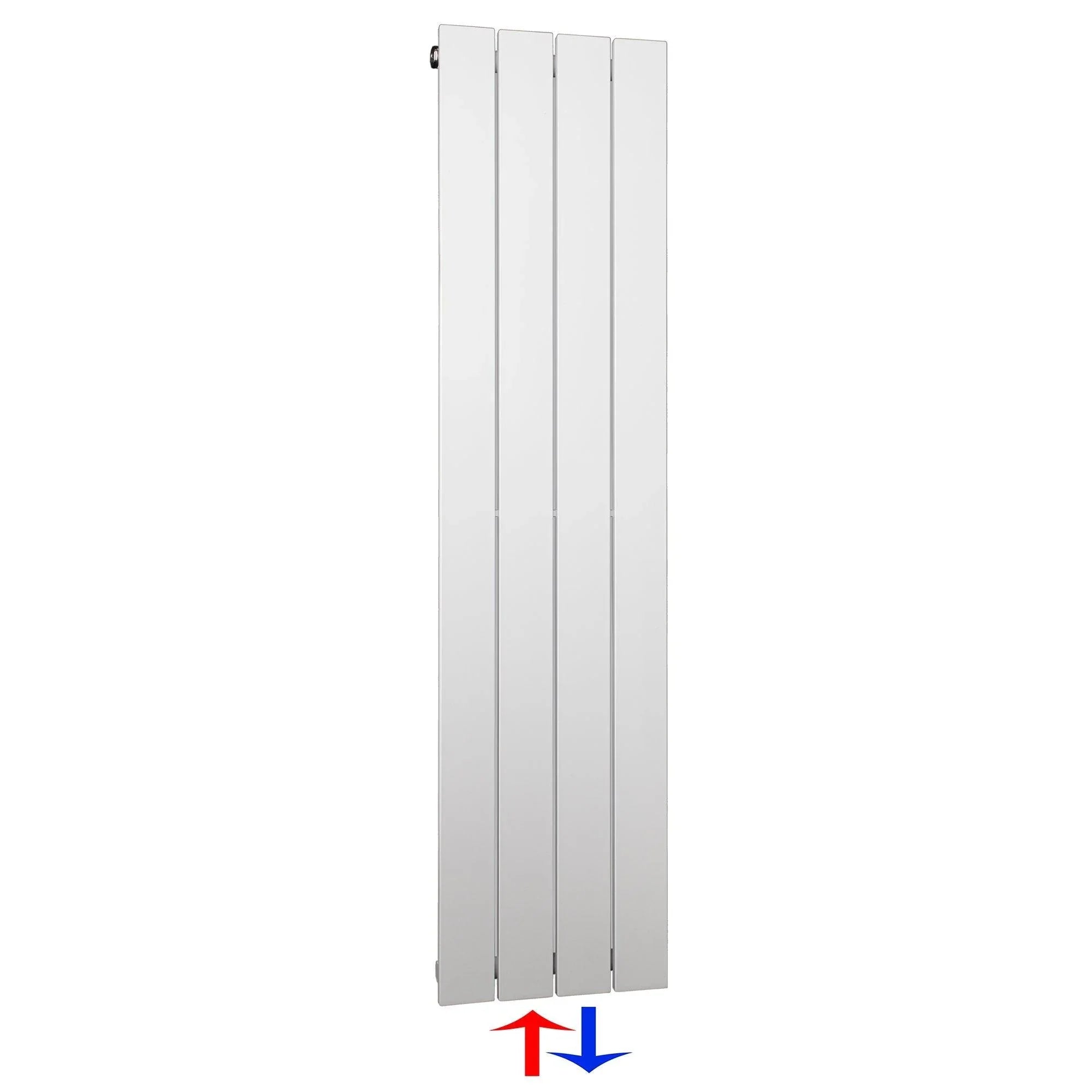 Flachheizkörper mit Mittelanschluss 1200 x 298 weiß Heizkörper Badheizkörper flach Badezimmer Heizung - heizkoerper.shop