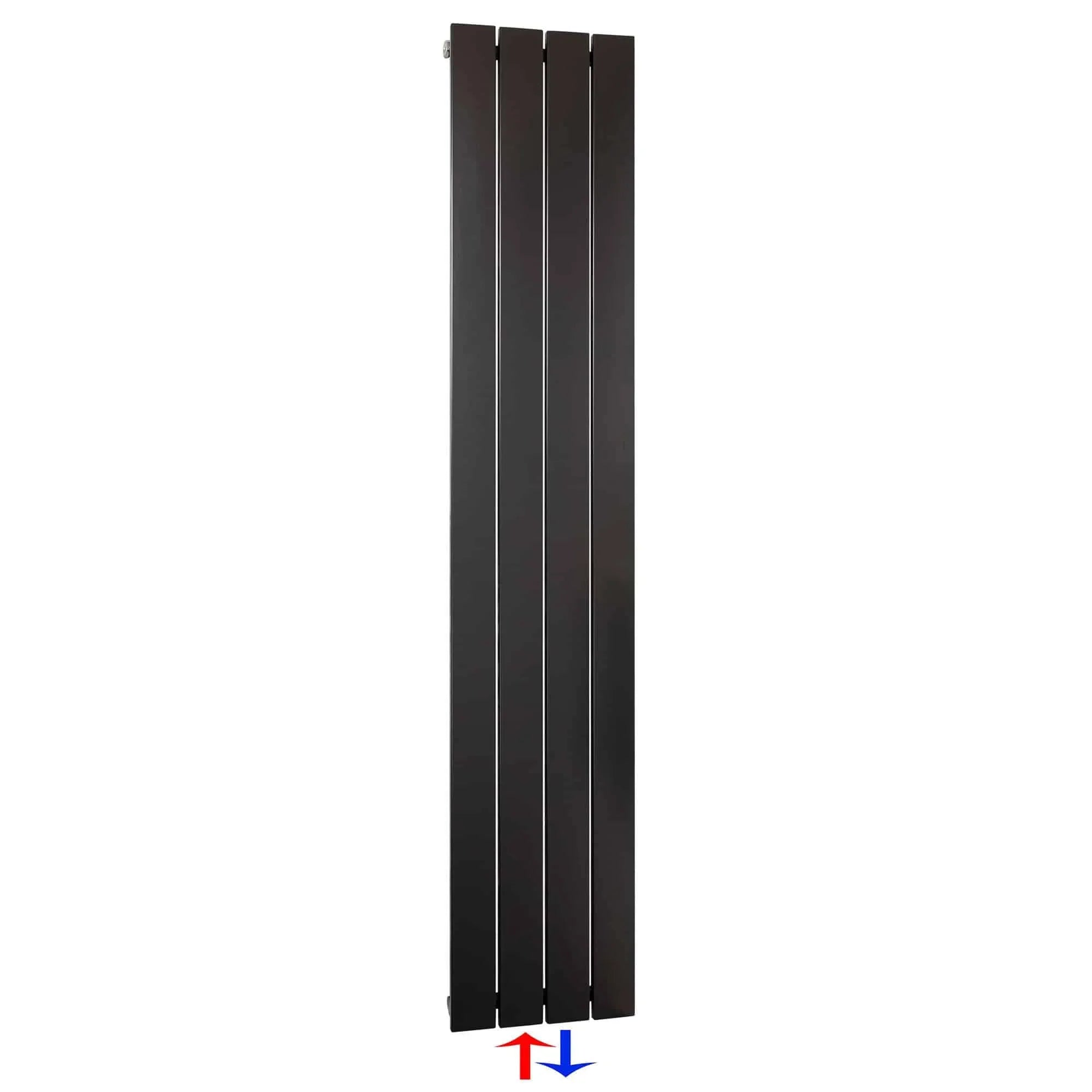 Design Paneelheizkörper vertikal 1500 x 298 anthrazit Heizkörper Badheizkörper flach Badezimmer Heizung - heizkoerper.shop
