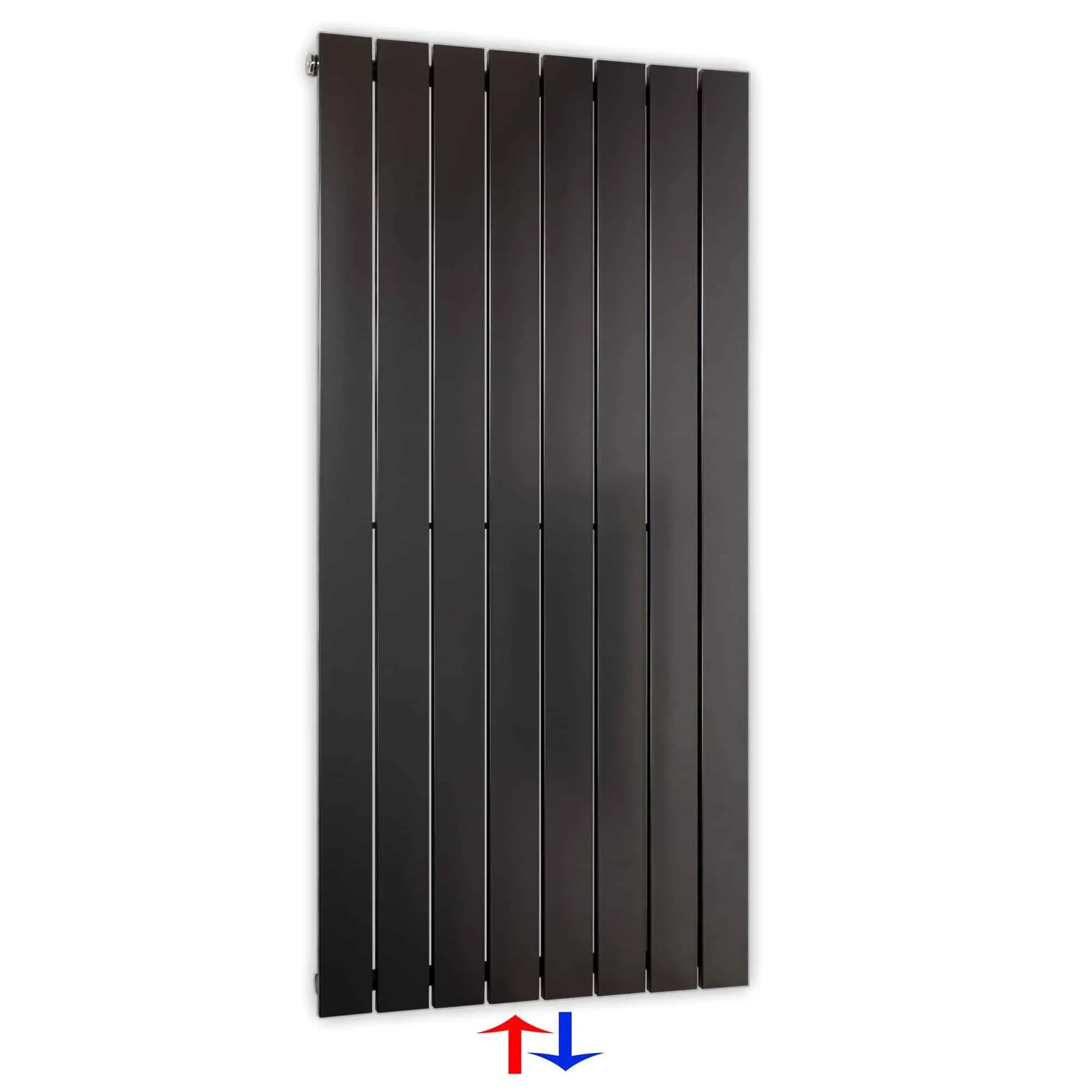 Design Paneelheizkörper vertikal anthrazit Heizkörper Badheizkörper flach Badezimmer Heizung - heizkoerper.shop