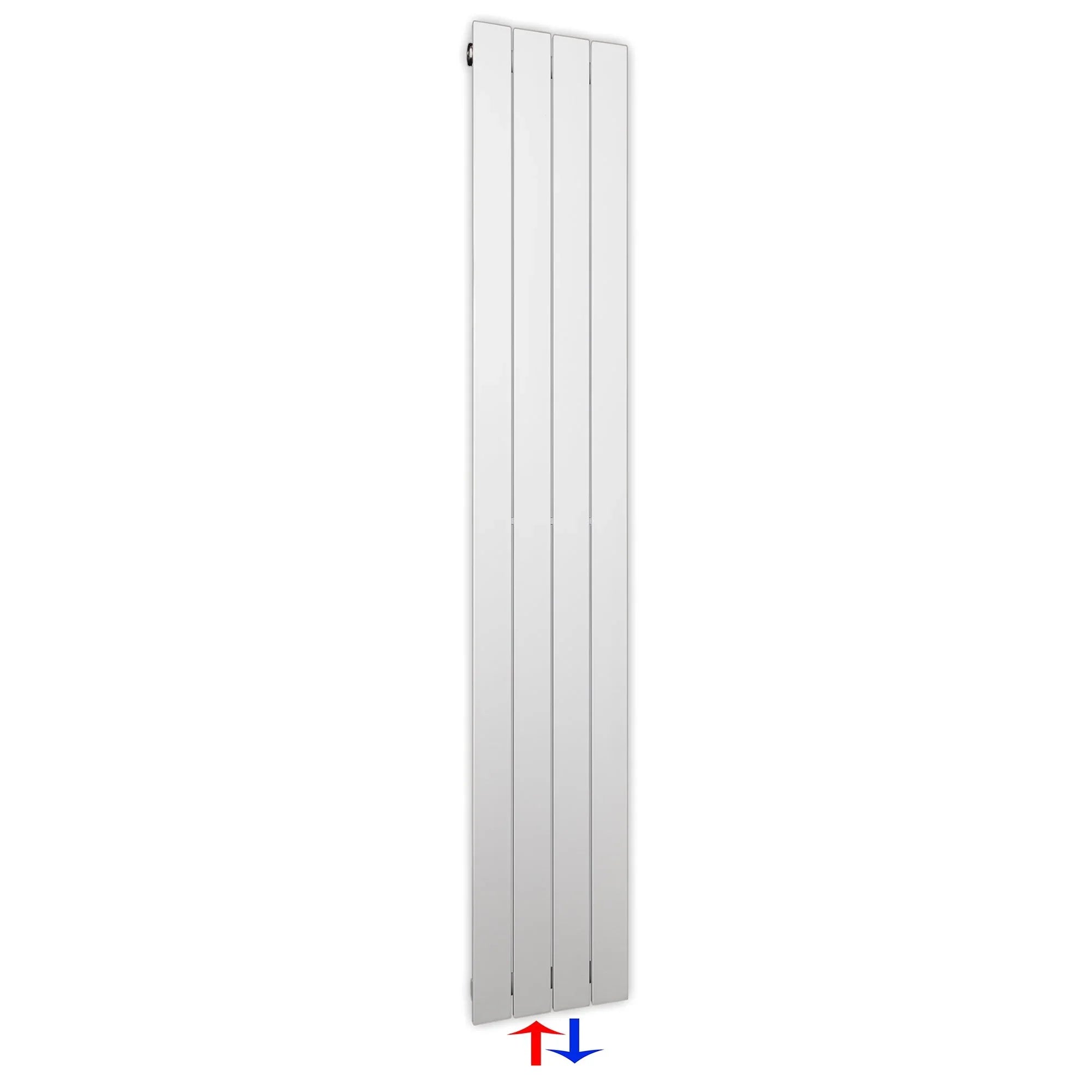 Design Paneelheizkörper vertikal 1800 x 298 weiß Heizkörper Badheizkörper flach Badezimmer Heizung - heizkoerper.shop