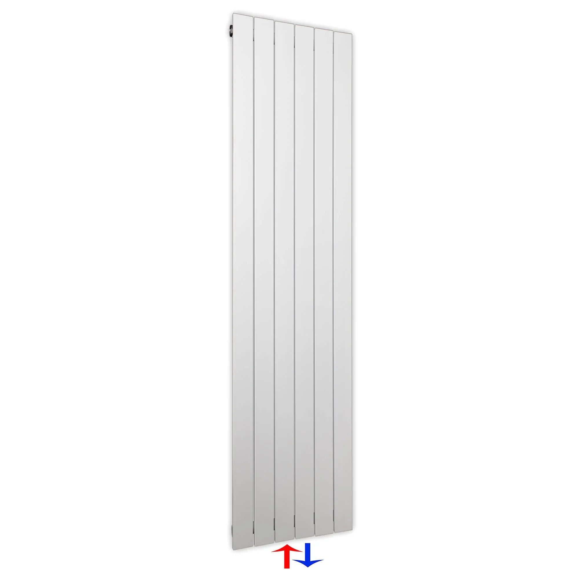 Design Paneelheizkörper vertikal 1800 x 450 weiß Heizkörper Badheizkörper flach Badezimmer Heizung - heizkoerper.shop