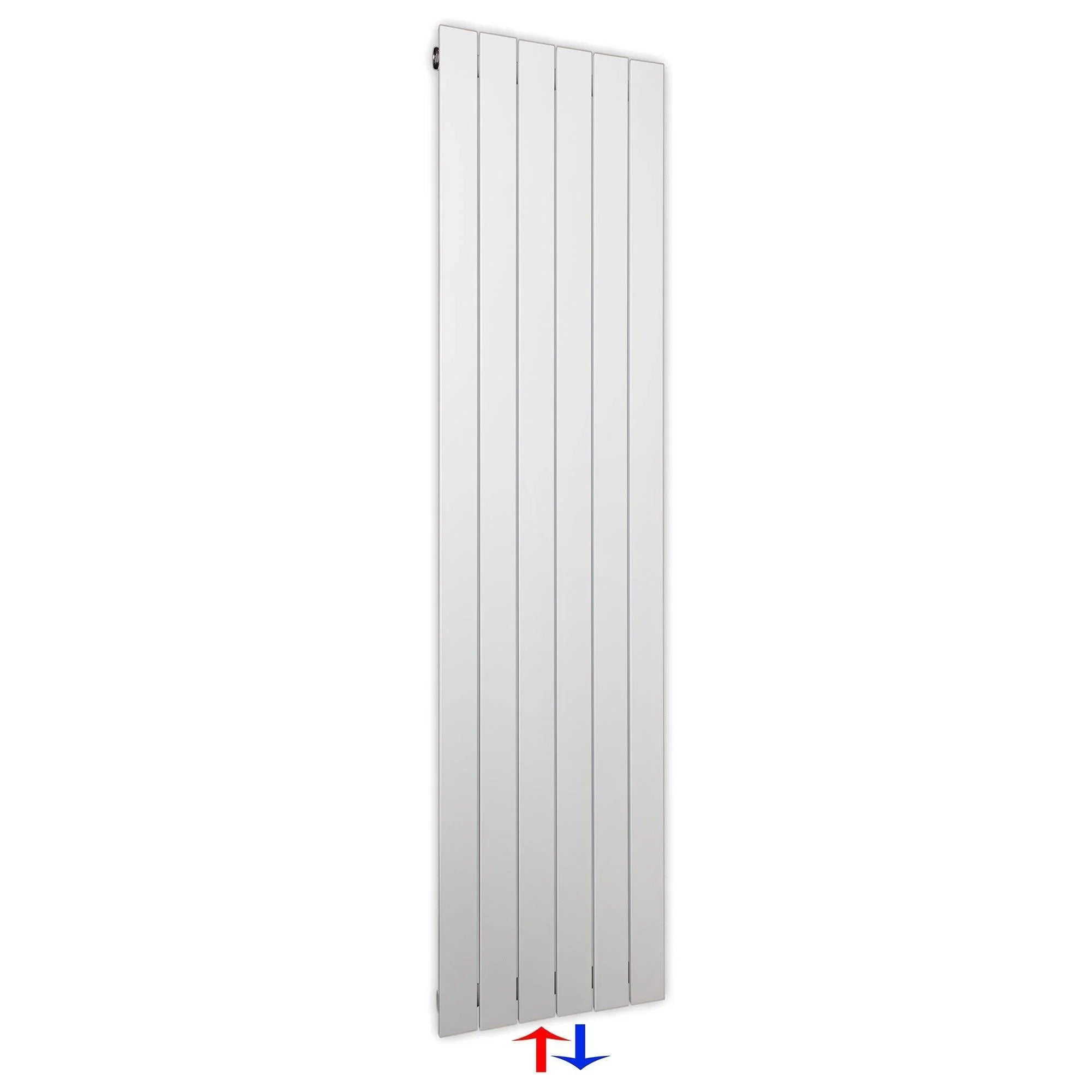 Flachheizkörper mit Mittelanschluss 1800 x 450 weiß Heizkörper Badheizkörper flach Badezimmer Heizung - heizkoerper.shop