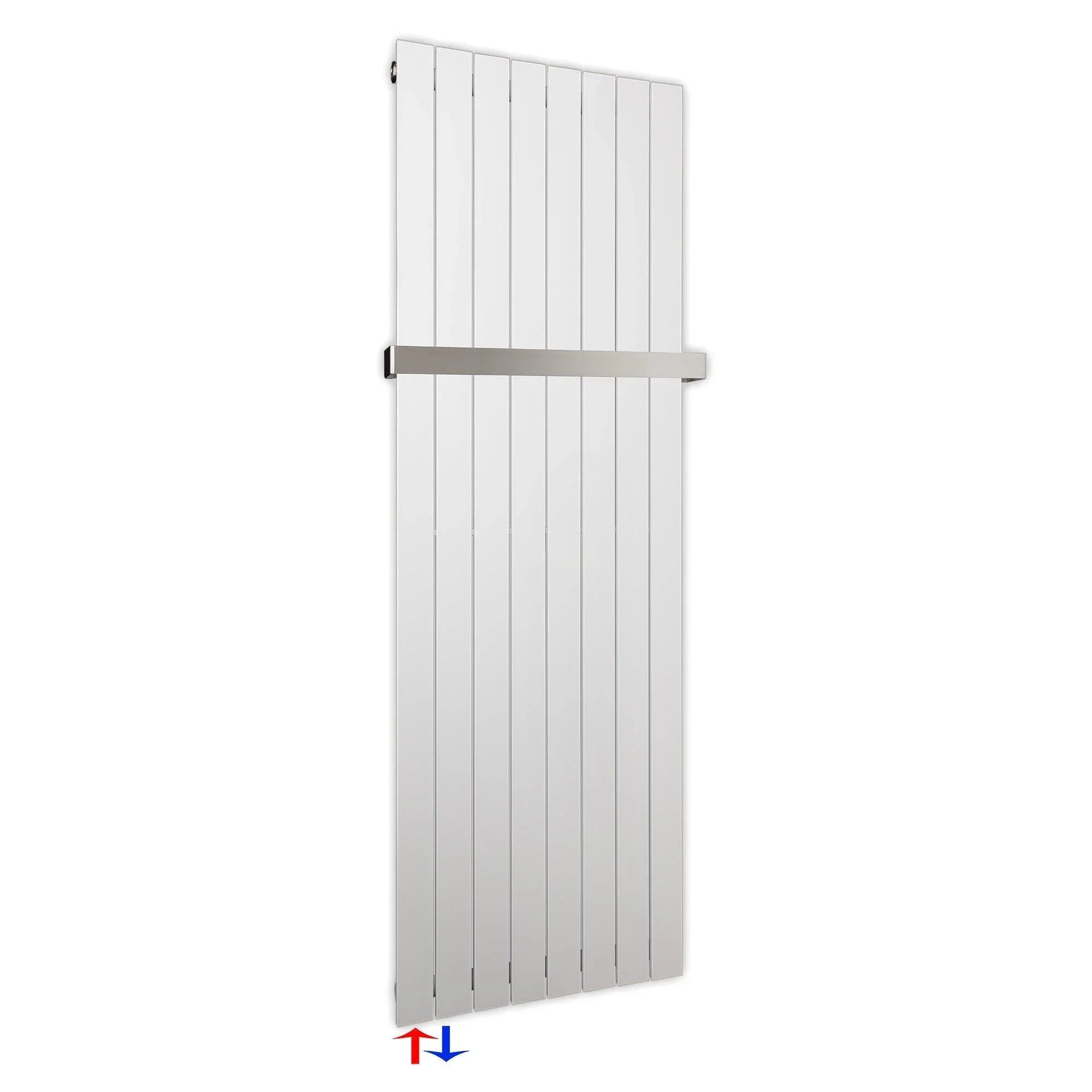 Flachheizkörper 1800 x 602 Handtuchstange Bad Anschluss links versetztem Mittelanschluss flach - heizkoerper.shop