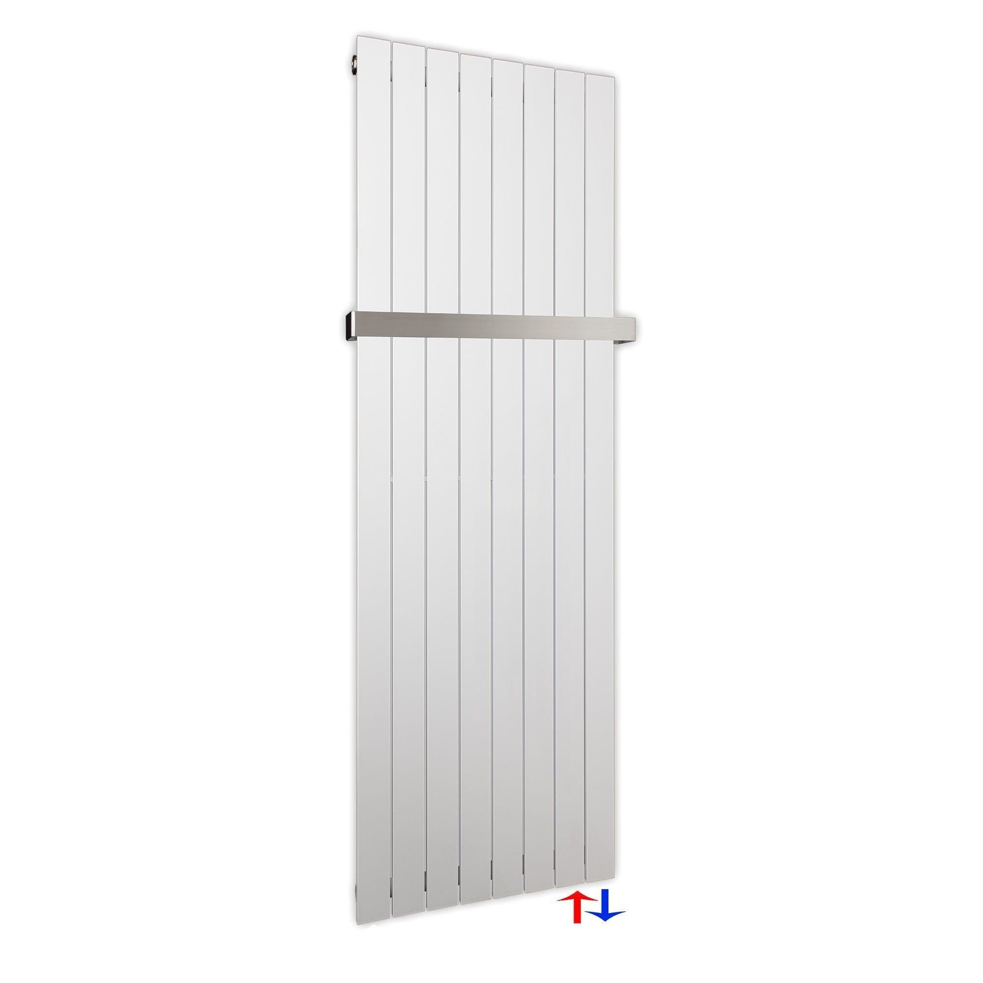 Flachheizkörper 1800 x 602 Handtuchstange Bad Anschluss rechts versetztem Mittelanschluss flach - heizkoerper.shop