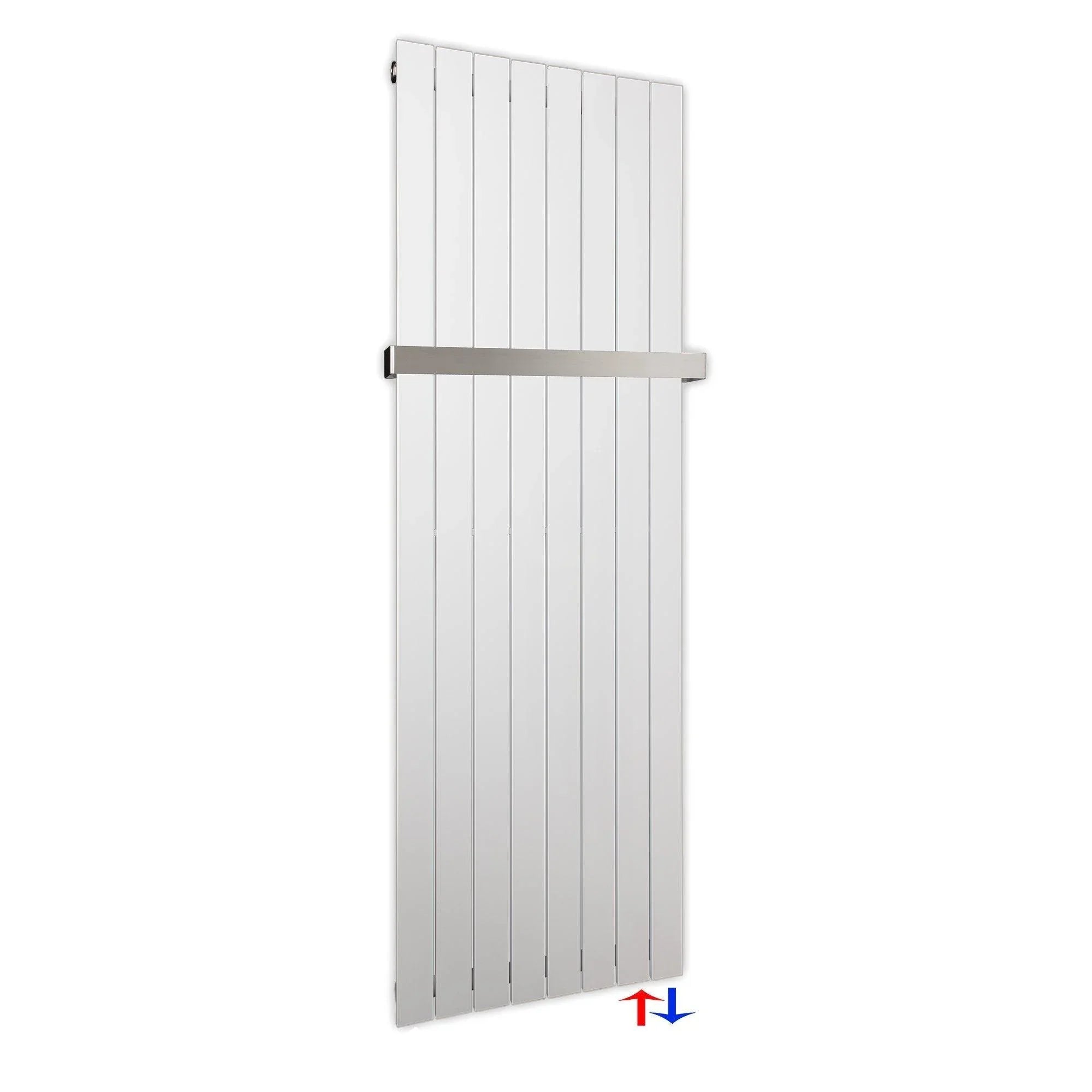 Flachheizkörper 1800 x 602 Handtuchstange Bad Anschluss rechts versetztem Mittelanschluss flach - heizkoerper.shop