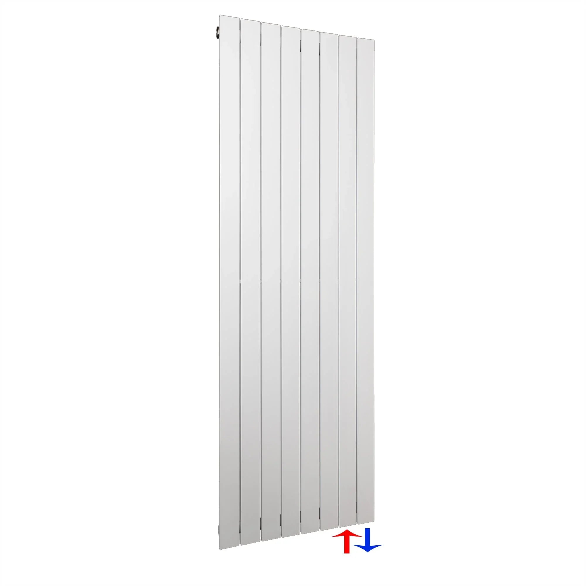 Design Paneelheizkörper Bad Flachheizkörper 1800 x 602 mit Anschluss rechts | mit versetztem Mittelanschluss flach - heizkoerper.shop
