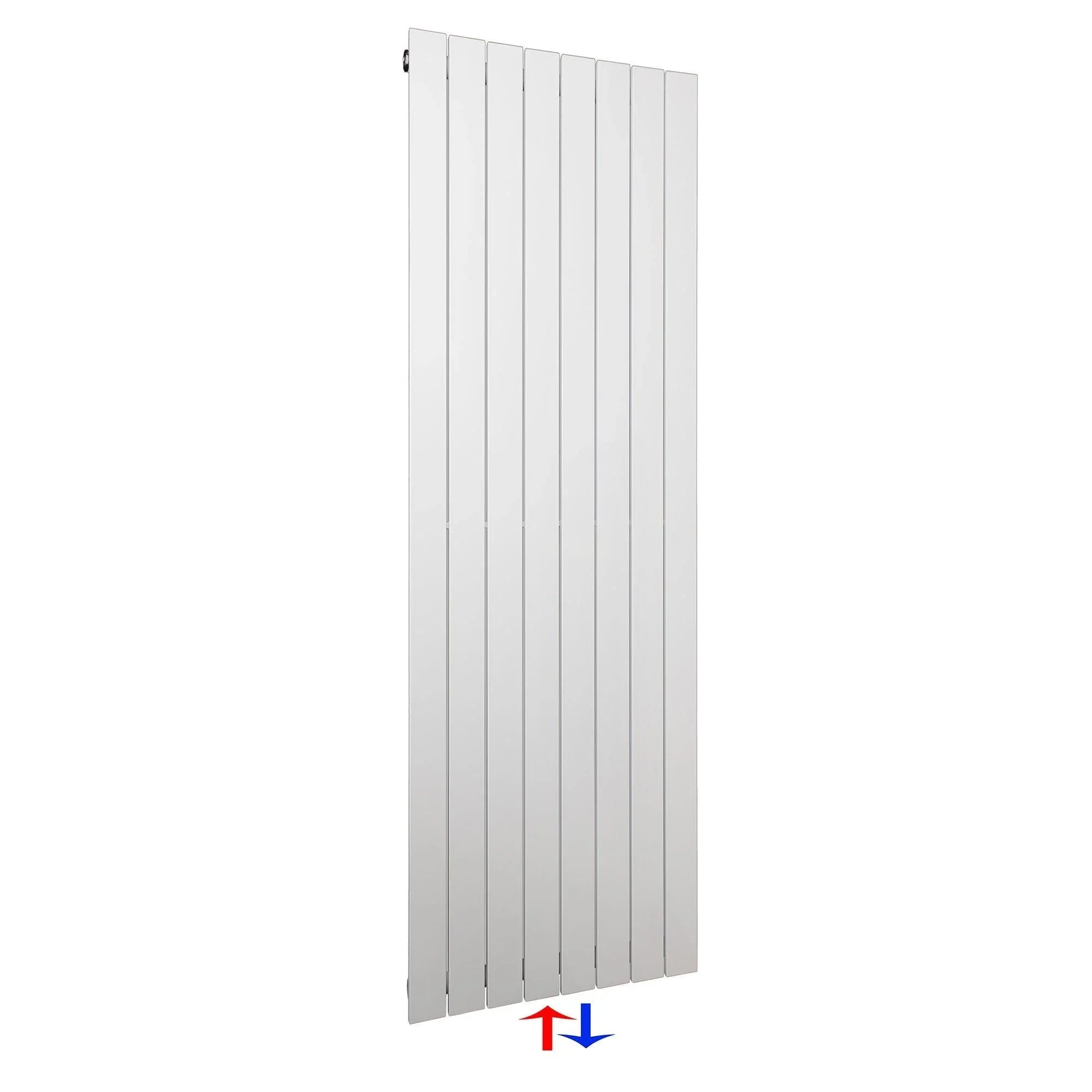 Flachheizkörper mit Mittelanschluss 1800 x 602 weiß Heizkörper Badheizkörper flach Badezimmer Heizung - heizkoerper.shop