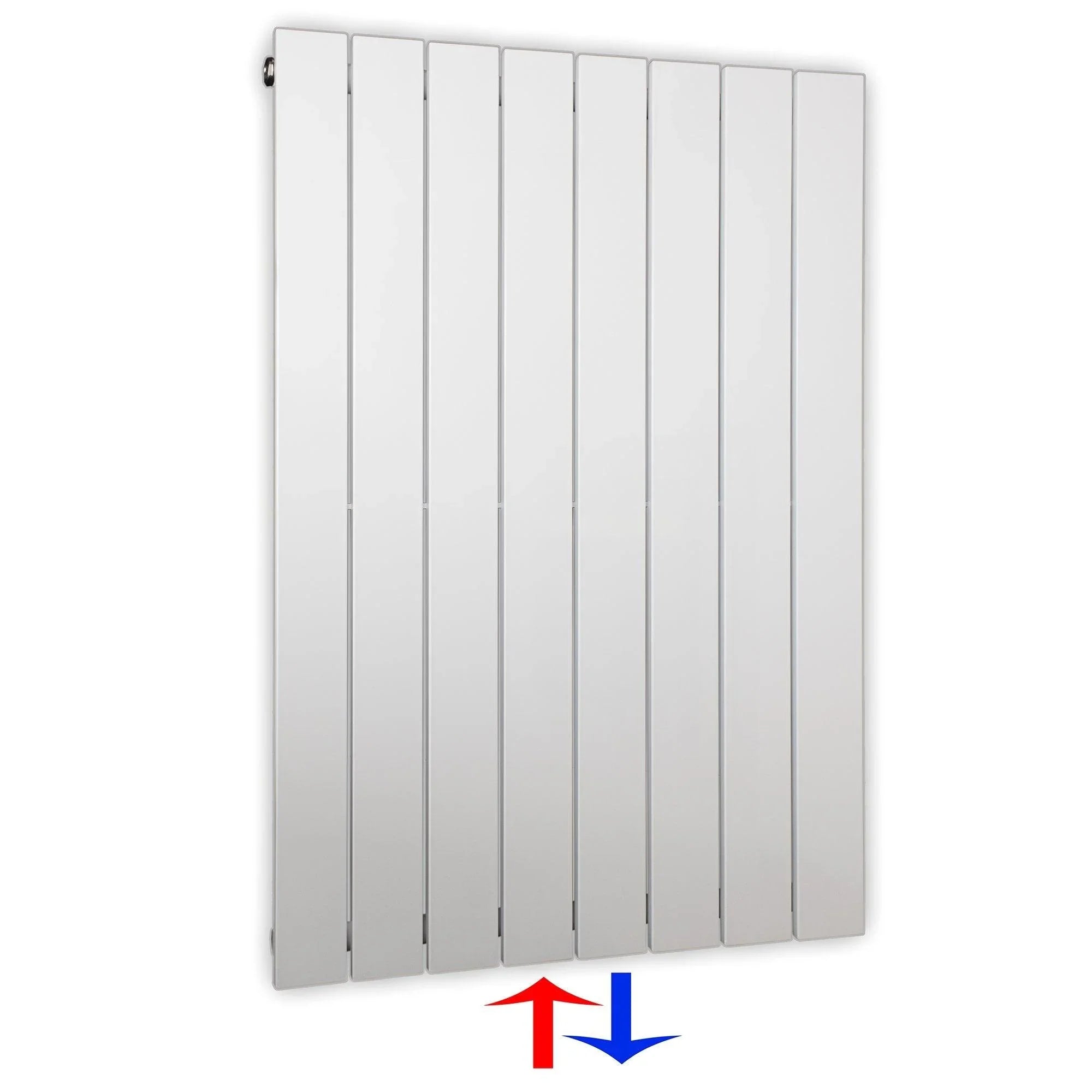 Flachheizkörper mit Mittelanschluss 900 x 602 weiß Heizkörper Badheizkörper flach Badezimmer Heizung - heizkoerper.shop