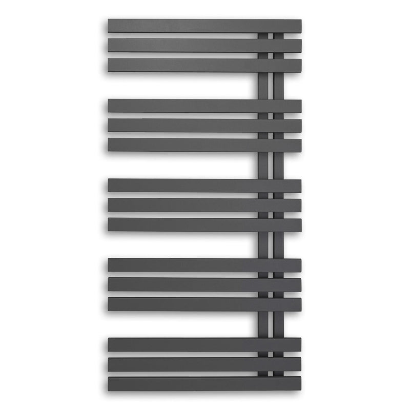 Raccordement radiateur salle de bain gauche droite anthracite ouvert sur le côté 