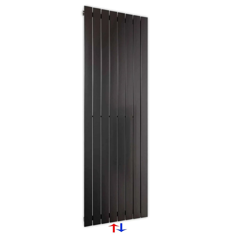 Radiateur panneau avec raccordement central anthracite 