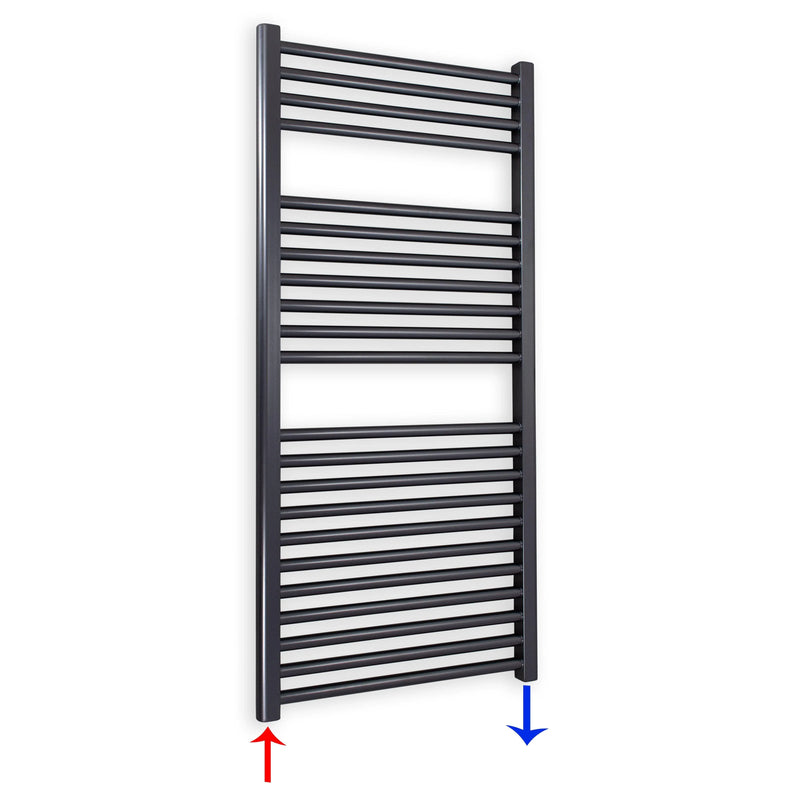 Radiateur de salle de bain droit avec raccord standard porte-serviettes salle de bain 