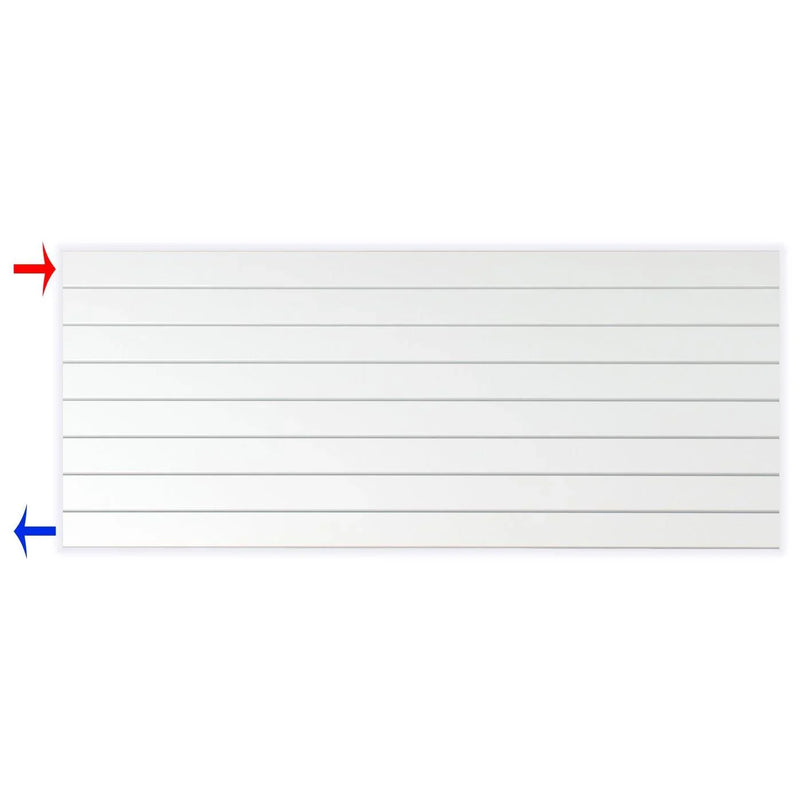 Flachheizkörper 602 x 1800 horizontal mit seitlichem Anschluss Heizkörper Badheizkörper flach - heizkoerper.shop