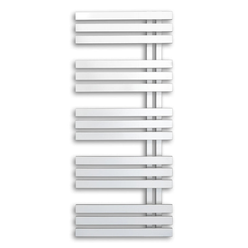 Design Badheizkörper 1200 x 500 mm Paneel Heizkörper Handtuch Mittel Anschluss links rechts weiß seitlich offen - heizkoerper.shop