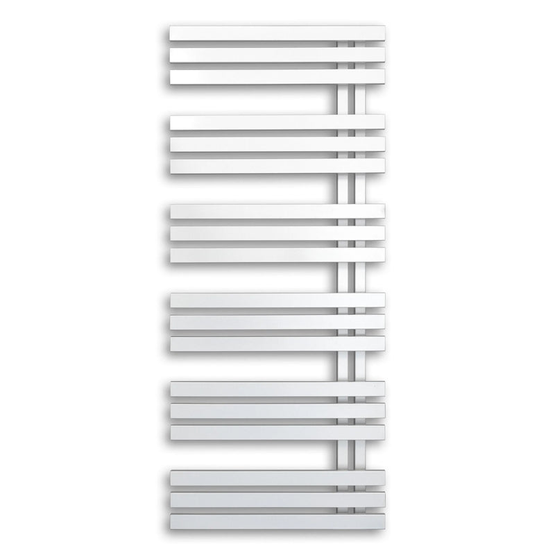 Design Badheizkörper 1400 x 600 mm Paneel Heizkörper Handtuch Mittel Anschluss links rechts weiß seitlich offen - heizkoerper.shop