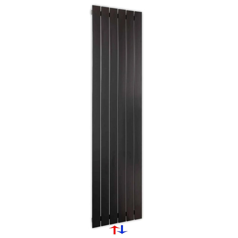 Design Paneelheizkörper vertikal 1800 x 450 anthrazit Heizkörper Badheizkörper flach Badezimmer Heizung - heizkoerper.shop