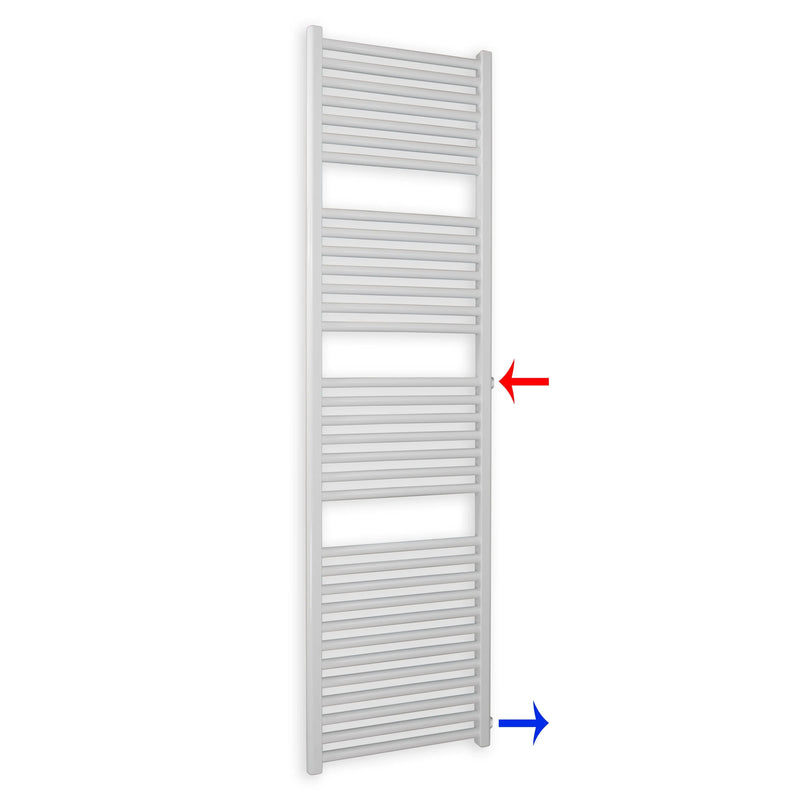 Badheizkörper Austauschheizkörper 1732 x 400 links rechts Seitenanschluss Nabenanschluss seitlicher Anschluss 850 Renovierung - heizkoerper.shop
