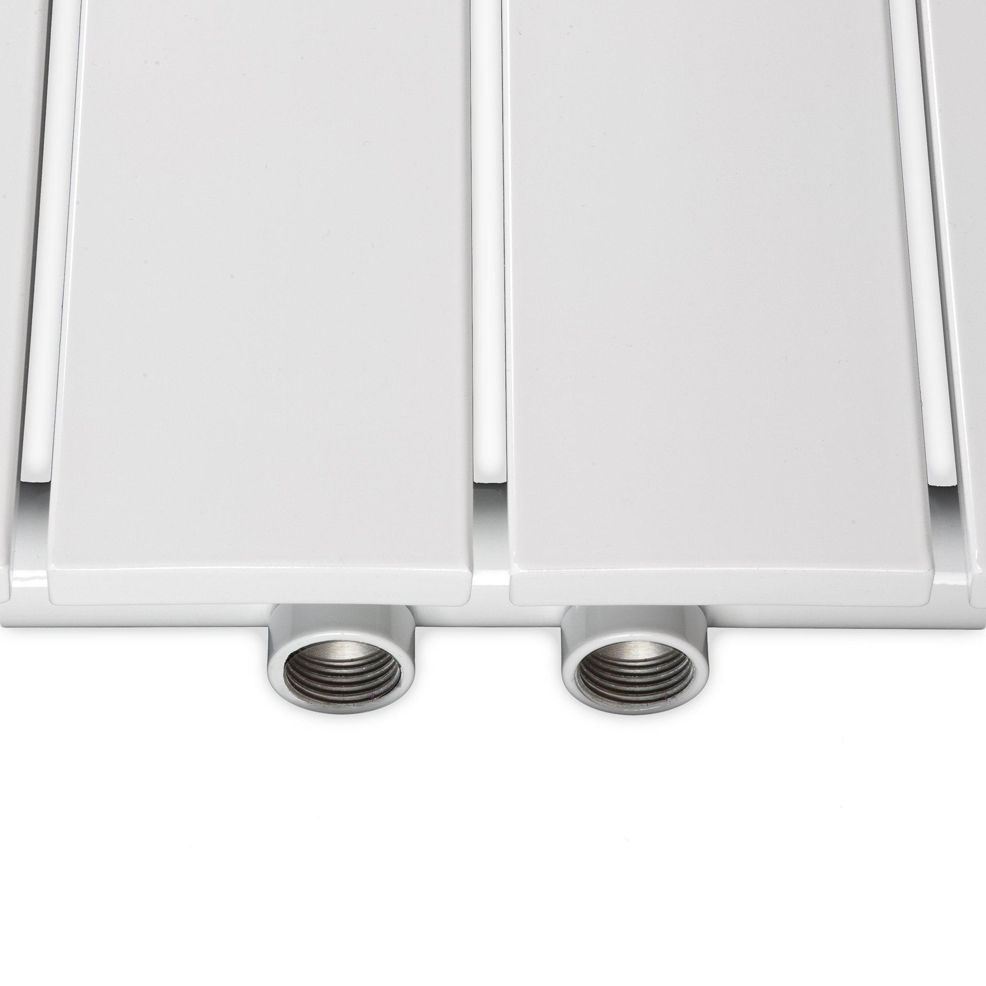 Design Paneelheizkörper vertikal weiß Heizkörper Badheizkörper flach Badezimmer Heizung Mittenanschluss - heizkoerper.shop